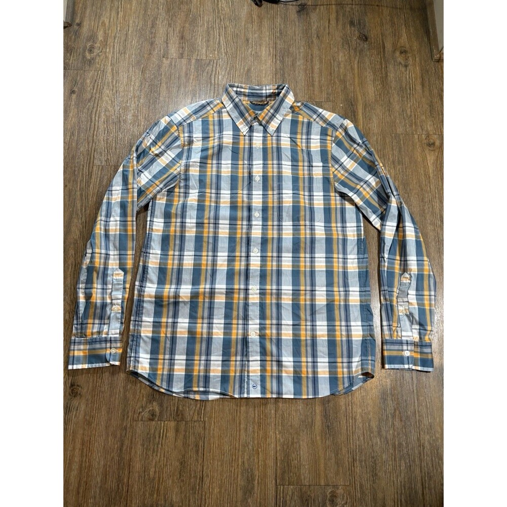 Vineyard Vines Shirt Men's M Plaid OTG On the Go Performance Brrr